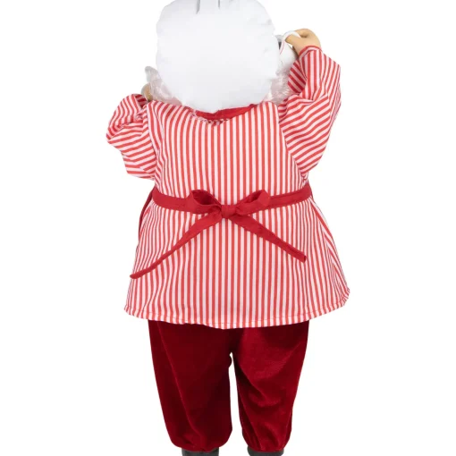 Sale 24" Animated and Musical Chef Santa Claus With Hot Cocoa and Cookie Christmas Figure Santa Claus