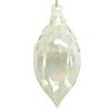 Clearance 5" Aqua Blue Teardrop Finial Glass Christmas Ornament Finials|Pendants