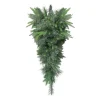 Discount 36" Ashcroft Cashmere Pine Artificial Christmas Teardrop Swag, Unlit Unlit Swags