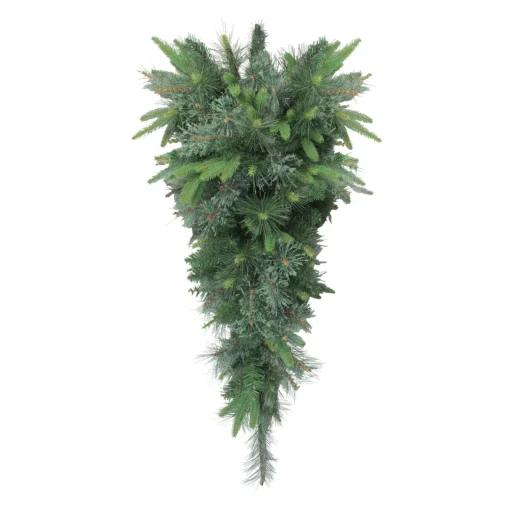 Discount 36" Ashcroft Cashmere Pine Artificial Christmas Teardrop Swag, Unlit Unlit Swags