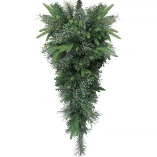 Clearance 46" Ashcroft Cashmere Pine Artificial Christmas Teardrop Swag - Unlit Unlit Swags