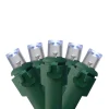 Best 20 Battery Operated Pure White LED Wide Angle Christmas Lights - 9.5 ft Green Wire Battery Operated