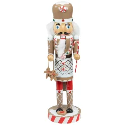 Sale 14" Beige and Red Gingerbread Chef Christmas Nutcracker Nutcrackers