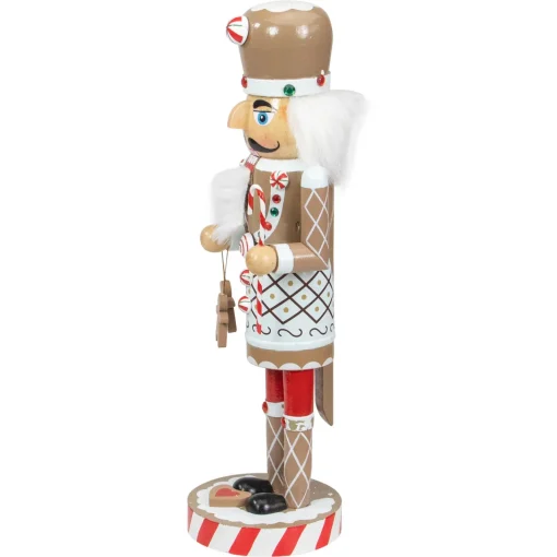Sale 14" Beige and Red Gingerbread Chef Christmas Nutcracker Nutcrackers