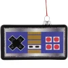 Hot 4.25" Black Retro Game Controller Glass Christmas Ornament Sports