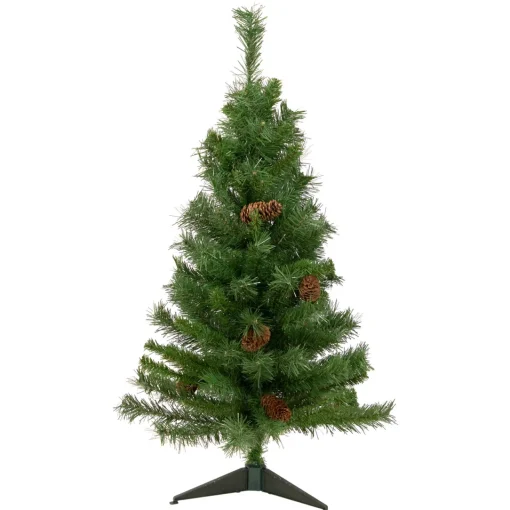 Discount 3' Black River Pine Artificial Medium Profile Christmas Tree, Unlit Unlit