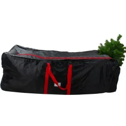 Best 58" Black Rolling Artificial Christmas Tree Storage Chest for 9ft Trees Tree Storage