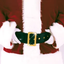Outlet 61" Black Santa Claus Men Adult Christmas Belt Costume Accessory - One Size Costumes