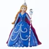 Sale 4.75" Blue and Red Garden Snow Princess Christmas Ornament Fashion & Beauty