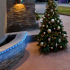 Clearance 18' Blue LED Christmas Rope Lights Rope & Tape