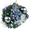 Outlet 5.5" Blue Pinecone and Pine Needle Christmas Ball Ornament Novelty