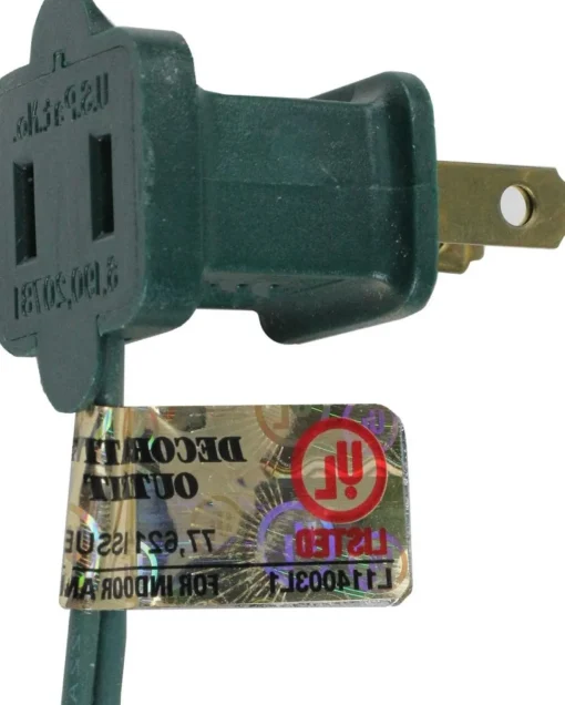 Outlet 25 Blue Transparent C9 Christmas Lights - 24 ft Green Wire C7 & C9 Lights