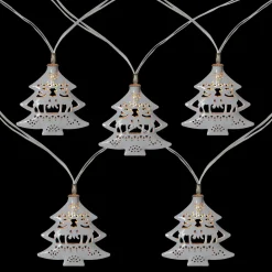 Best 10 B/O LED Warm White Christmas Tree with Deer Lights - 3' Clear Wire Battery Operated