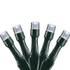 Outlet 10 B/O Pure White LED Wide Angle Christmas Lights - 3 ft Green Wire Led