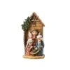Best 8" Brown and Blue Children's Nativity Scene Christmas Tabletop Decoration Nativity