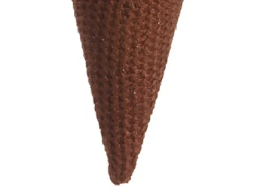 Clearance 6" Brown and Pink Strawberry Ice Cream Cone Christmas Ornament Food & Beverage