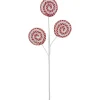 Discount 17" Candy Cane Lollipops Decorative Christmas Spray Sprays, Picks & Branches