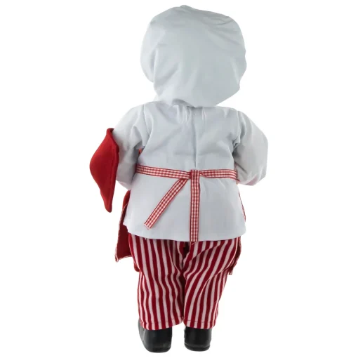 Sale 16" Chef Santa with Cookies and Napkin Christmas Figure Santa Claus