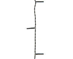 Best 223 Cool White LED 8-Function Twinkle Lights - 17 ft Green Wire Led