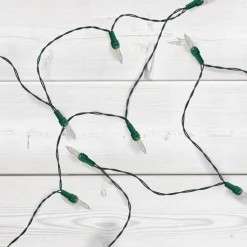 Online 50 Count Battery Operated White Warm LED Mini Christmas Lights, 32ft Green Wire Battery Operated