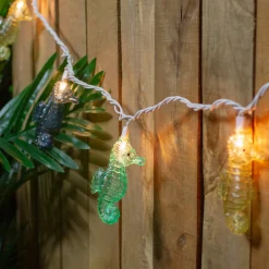 Best 10 Count Blue and Green Seahorse Novelty String Lights, 6.5 ft White Wire Novelty
