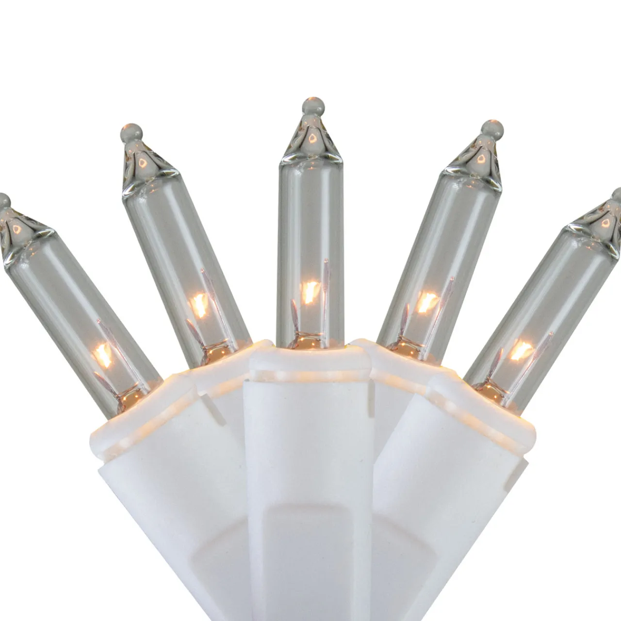 Best 300 Count Clear Mini Icicle Christmas Lights - White Wire Icicles