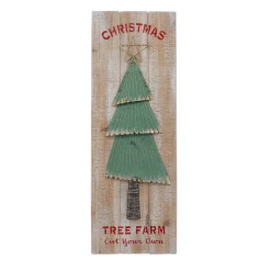 Best 35.5" Cut Your Own Christmas Tree Farm Wooden Wall Sign Wall