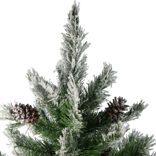 Clearance 4' Flocked Angel Pine Artificial Christmas Tree - Unlit Flocked