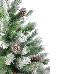 Clearance 4' Flocked Angel Pine Artificial Christmas Tree - Unlit Flocked