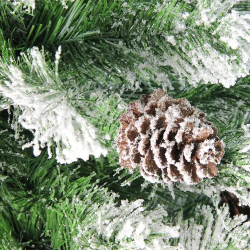 Clearance 4' Flocked Angel Pine Artificial Christmas Tree - Unlit Flocked