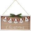 Sale 15.75" Framed Rustic "Merry Christmas" Beaded Wooden Wall Sign Wall