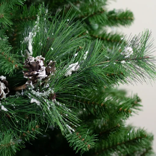 Online 24" Frosted Long Pine Needle and Pine Cone Artificial Christmas Spray Sprays, Picks & Branches