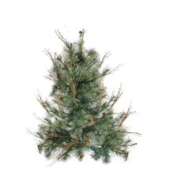 Hot 2' Full Country Mixed Pine Artificial Christmas Wall Tree - Unlit Wall Trees