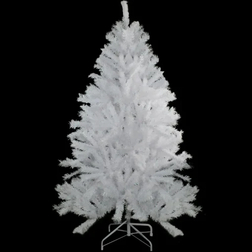 Clearance 7' Full Icy White Spruce Artificial Christmas Tree - Unlit Colorful
