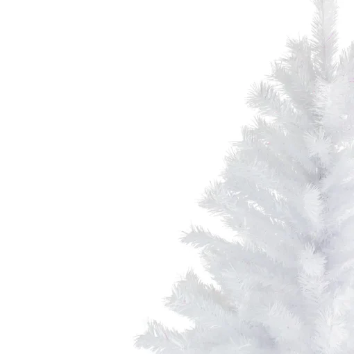 Clearance 7' Full Icy White Spruce Artificial Christmas Tree - Unlit Colorful