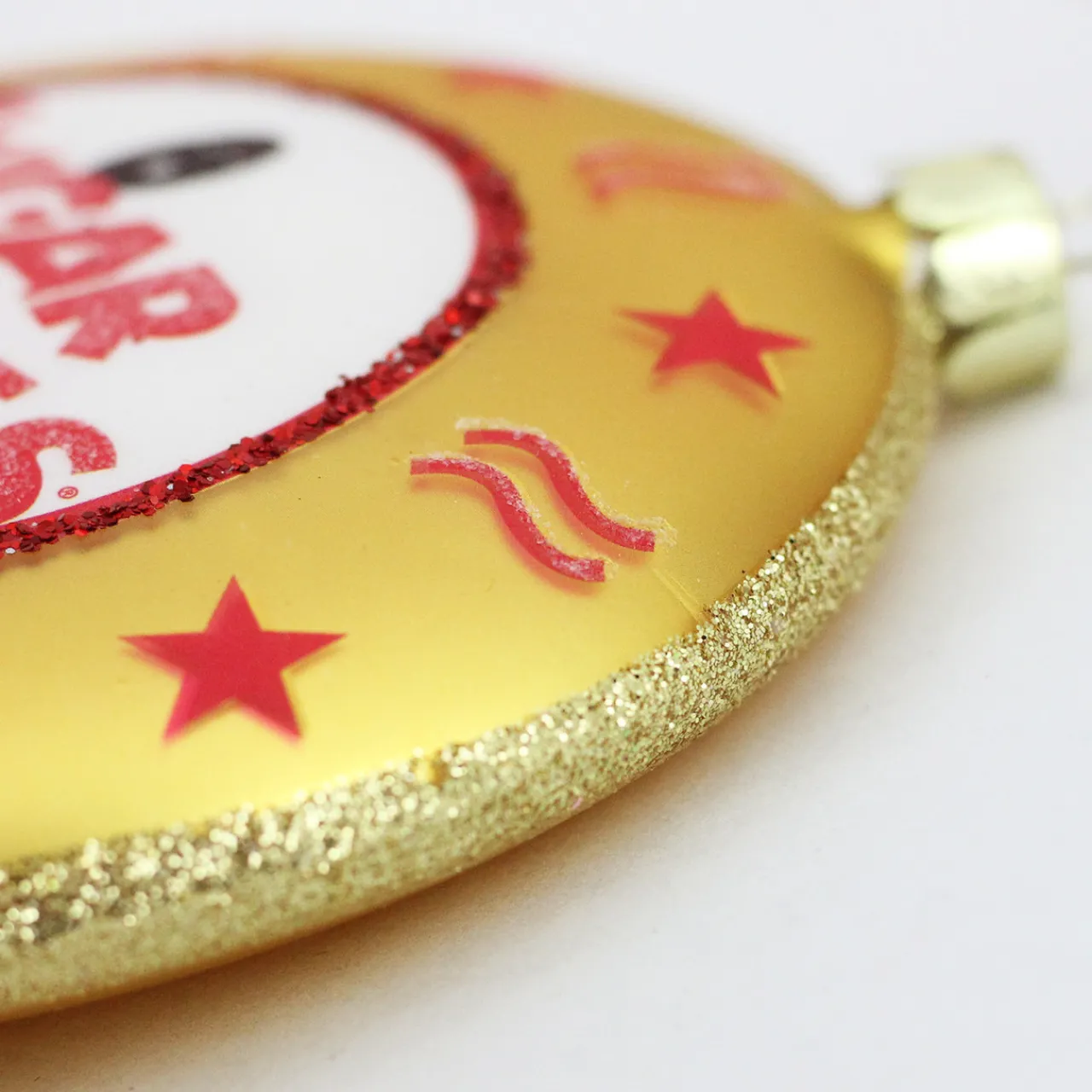 Sale 4" Gold and Red Tootsie Roll Sugar Babies Caramel Candies Disc Christmas Ornament Food & Beverage