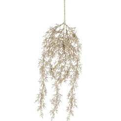 Outlet 24" Golden Glittered Pine Christmas Spray Sprays, Picks & Branches