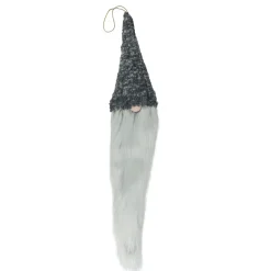 Online 34" Gray and White Hanging Gnome Hat Christmas Decoration Gnomes