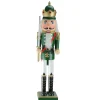 Sale 24" Green and Gold Christmas Nutcracker King with Sword Nutcrackers