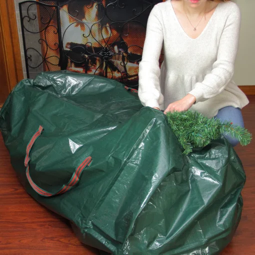 New 56" Green and Red Artificial Christmas Tree Storage Bag Tree Storage