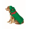 Sale 27" Green and Red Christmas Elf Dog Costume - Size Extra Small Costumes