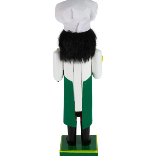 Hot 14" Green and White Wooden Christmas Nutcracker Pizza Maker Nutcrackers