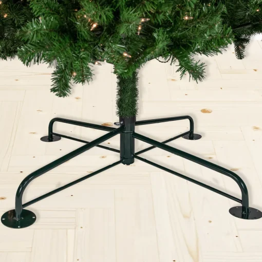 Clearance 48" Green Artificial Foldable Christmas Tree Stand - For 12 - 15' Trees Metal|Plastic