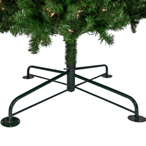Clearance 48" Green Artificial Foldable Christmas Tree Stand - For 12 - 15' Trees Metal|Plastic