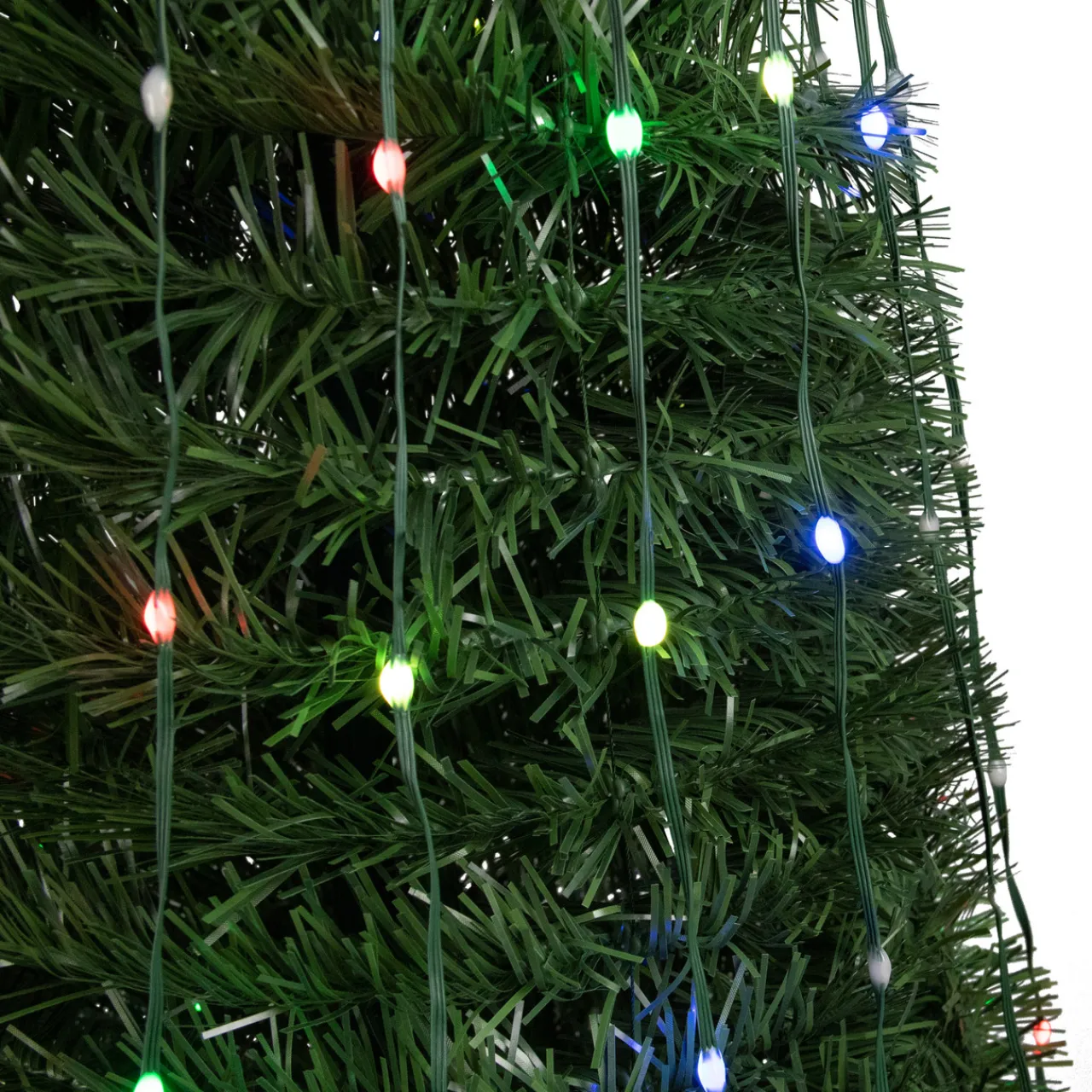 Discount 4' Green Color Changing Multiple Function Pop Up Artificial Outdoor Christmas Tree Trees