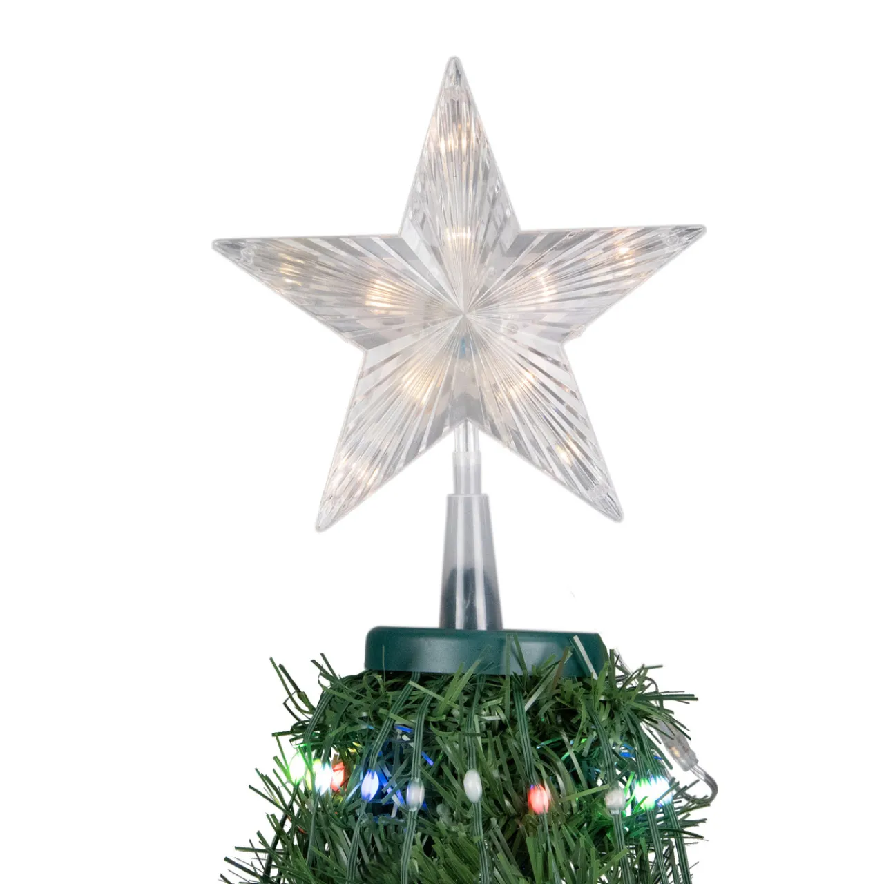 Discount 4' Green Color Changing Multiple Function Pop Up Artificial Outdoor Christmas Tree Trees