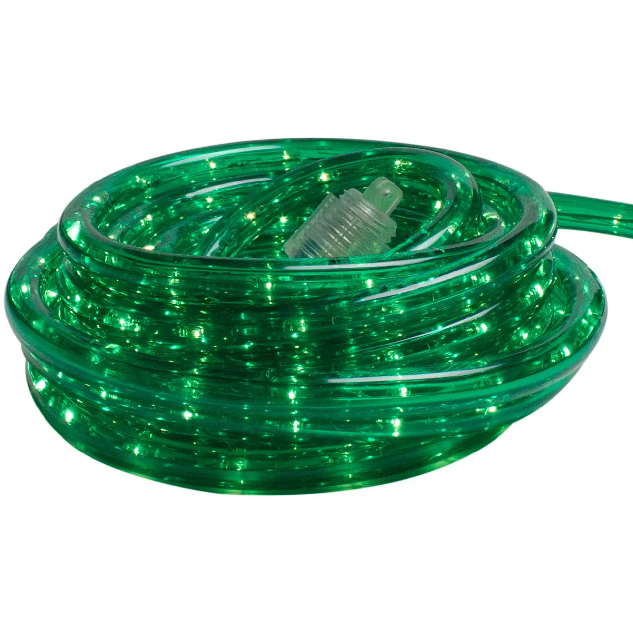 Clearance 100' Green Incandescent Outdoor Christmas Rope Lights Rope & Tape