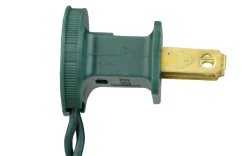 Clearance 50 Green LED Wide Angle Christmas Lights, 16.25 ft Green Wire Led