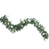 Outlet 6' Green Pine Artificial Christmas Garland with Berries and Iridescent Ornaments Pre Decorated