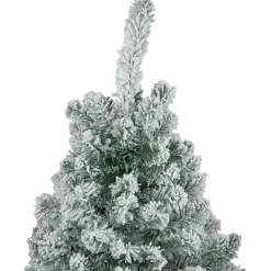Clearance 3' Heavily Flocked Madison Pine Medium Artificial Christmas Tree, Unlit Unlit